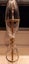 Glass and metal ashtray stand Carousel 8