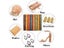 Colored Cork Fabric Faux Leather Sheets 20x30cm For DIY Sewing Accessories Carousel 7