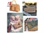 1 Roll 20*120cm Natural Cork Leather Sewing Fabric Wood Grain Material For Carousel 5