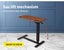 Levede Standing Desk Height Adjustable Sit Stand Office Computer Table Shelf USB Carousel 2