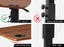 Levede Mobile Standing Desk Foldable Bed Side Table Gas Lift Stand Computer Carousel 10