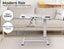 Levede Standing Desk Height Adjustable Sit Stand Over Bed Laptop Table Shelf USB Carousel 7