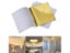 100 Sheets Silver Gold Foil Paper Home DIY Gold Foil Leaf Sheets Gilding Carousel 4
