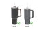 8Pcs Replacement Straw for Stanley 40 oz 30 oz Cup Tumbler Reusable Clear Straws Carousel 5