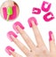 26 Pieces Permanent Nail Art Set With Permanent Nail Polish Pink Carousel 1