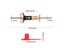New Woodworking European Style Scriber High Precision Blade Scribing Tools Carousel 8