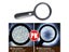 30X Hand Held Large Reading Magnifying Glasses With 12 LED Illuminated Light Carousel 6