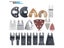 Newone 66 PCS Quick Change Oscillating Multi Tool Saw Blade Accessories For Carousel 7