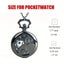Fashion Lovers Skeleton Quarzt Pocket Watch with Chain Necklace Carousel 3