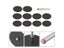 11Pcs 32/38MM Abrasive Cutting Disc Circular Saw Blade Grinding Wheels For Carousel 4