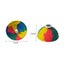 Children¯s Bouncing Novelty Toy Spinning Rubber Decompression Toy Carousel 3