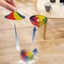 Children¯s Bouncing Novelty Toy Spinning Rubber Decompression Toy Carousel 6