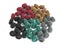 25/50pcs Mini Brush Scouring Pad Abrasive Wheel Nylon Fiber Grinding Sanding Carousel 3