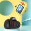 Type C Charging Mini SLR Children¯s Toy Camera with LED Carousel 3