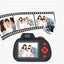 Type C Charging Mini SLR Children¯s Toy Camera with LED Carousel 5