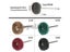 25/50pcs Mini Brush Scouring Pad Abrasive Wheel Nylon Fiber Grinding Sanding Carousel 7
