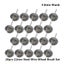 20pcs/Set 22mm Stainless Steel Wheel Brush Rotary Tool Accessories For Dremel Carousel 6