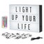 Cinema Lightbox Color Changing Light Up Massage Board with 90 Letters & Symbo... Carousel 2