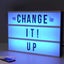 Cinema Lightbox Color Changing Light Up Massage Board with 90 Letters & Symbo... Carousel 10