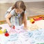 Reusable Mess Free Aqua Magic Doodle Mat Educational Toy for Kids Carousel 6