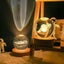 Crystal Ball Lamp with Wooden Base for Beside Table USB-Rechargeable Carousel 8