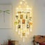 Hanging Photo Display Macram| with Light Wall D|cor - Battery Powered Carousel 1