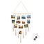 Hanging Photo Display Macram| with Light Wall D|cor - Battery Powered Carousel 5