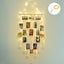 Hanging Photo Display Macram| with Light Wall D|cor - Battery Powered Carousel 8