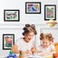 A4 Magnetic Front Opening Interchangeable Home Decor Photo Frame Carousel 11