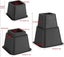 Bed Riser Adjustable Bed Risers 8pc Pack Carousel 3