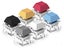 6Pcs Keyboard Keychain Clicker Fidget Toy for Anxiety Stress Relief and Relaxing Carousel 2