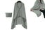 3 In 1 Travel Plane Shawl Blanket Multi-Functional Soft Airplane Blanket-Grey Carousel 1