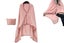 3 In 1 Travel Plane Shawl Blanket Multi-Functional Soft Airplane Blanket-Pink Carousel 1