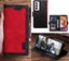 Oppo a5 4g 2025 case contrast denim wallet magnetic red Carousel 1