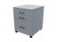 Mobile 1 File 2 Drawers Modern Style Office Drawers 465W x 500D x 660H Carousel 4