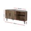 Artiss Corner Entertainment Unit Stand Tv Cabinet Open Storage Shelf 120cm Carousel 2