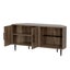 Artiss Corner Entertainment Unit Stand Tv Cabinet Open Storage Shelf 120cm Carousel 4
