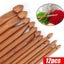 12 Size Bamboo Handle Crochet Hook Knit Weave Yarn Craft Knitting Needles Set Carousel 10