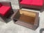 3025 PE/PVC Rattan 2-Seat Sofa Chairs Coffee Table Set - Brown Carousel 4