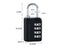 4 Digits TSA Lock Combination Padlock Customs Code Lock Anti-theft Travel Carousel 6