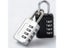 4 Digits TSA Lock Combination Padlock Customs Code Lock Anti-theft Travel Carousel 7