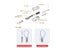 Zinc Alloy 4 Digit Password Lock For Dormitory Cabinet Luggage Carousel 7