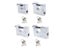 Steel Burglar Padlock Security Safety Lock Antique Horizontal Opening Carousel 5