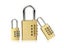 Combination Lock 3/4 Digit Outdoor Password Waterproof Padlock For School Gym Carousel 3