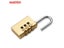 NAIERDI Digital Combination Password Lock High Security Solid Brass Anti-Drill Carousel 4
