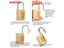 NAIERDI Digital Combination Password Lock High Security Solid Brass Anti-Drill Carousel 7