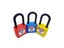 ABS Lock Security Padlock Engineering Lock Plastic Shackle Steel 38mm Nylon Non Carousel 3