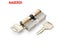 NAIERDI Visible Practice Padlock Copper Lock Pick Tools Transparent Locksmith Carousel 7