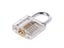 50mm/2" Transparent Cutaway Locks Inside View Practice Padlock Visible View Carousel 4