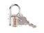 50mm/2" Transparent Cutaway Locks Inside View Practice Padlock Visible View Carousel 6